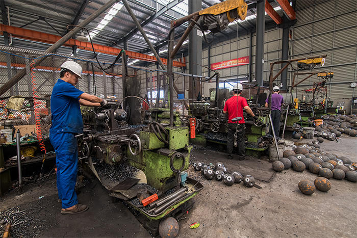 韶关网架配件车间